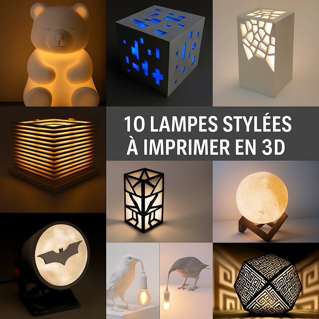 Top 10 lampes 3D