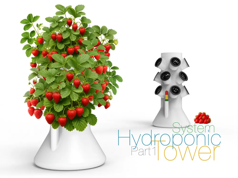 Système hydroponique imprimé en 3D