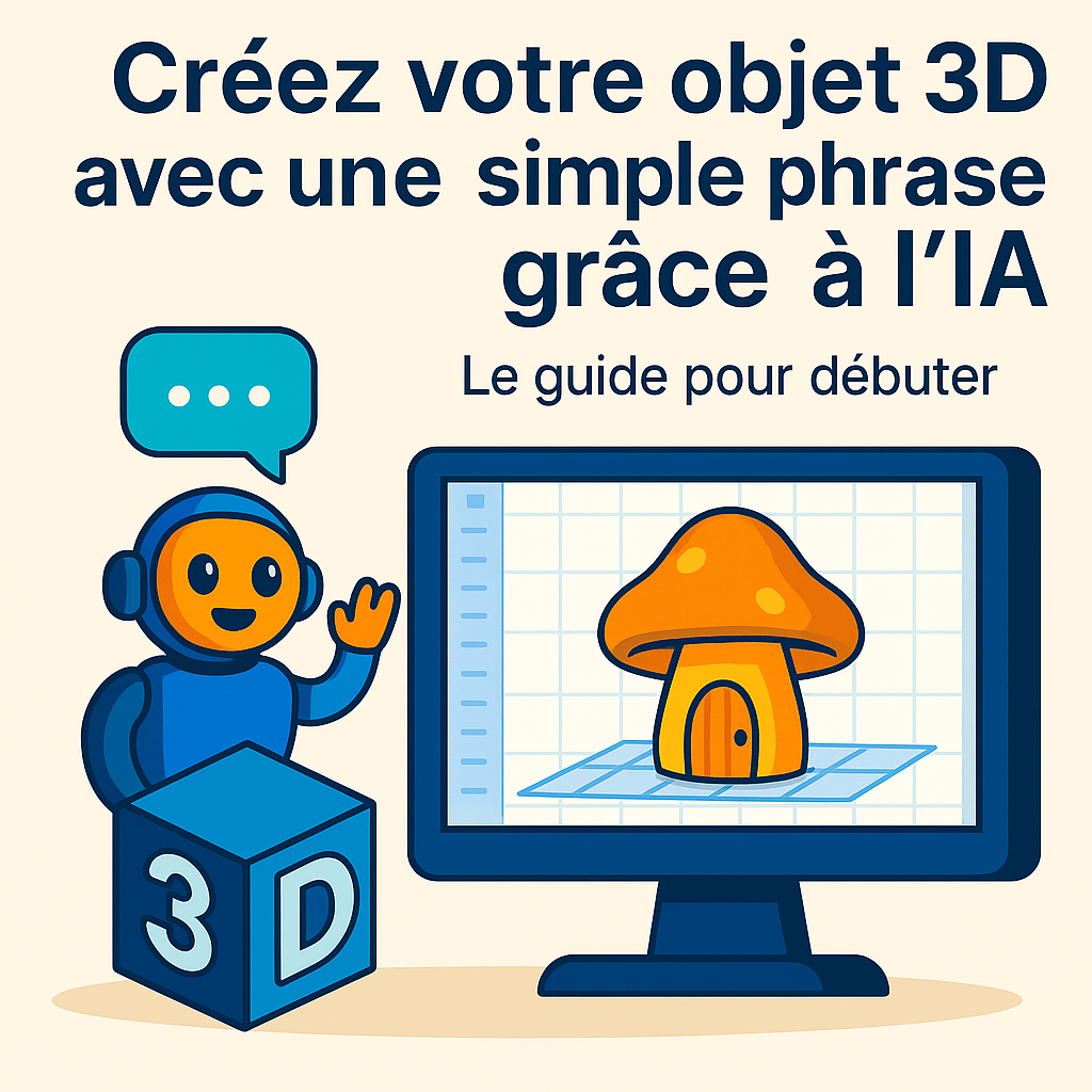 Créer un objet 3D avec l’IA