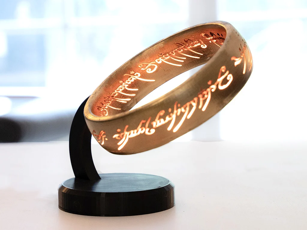 Lampe Anneau Unique 3D