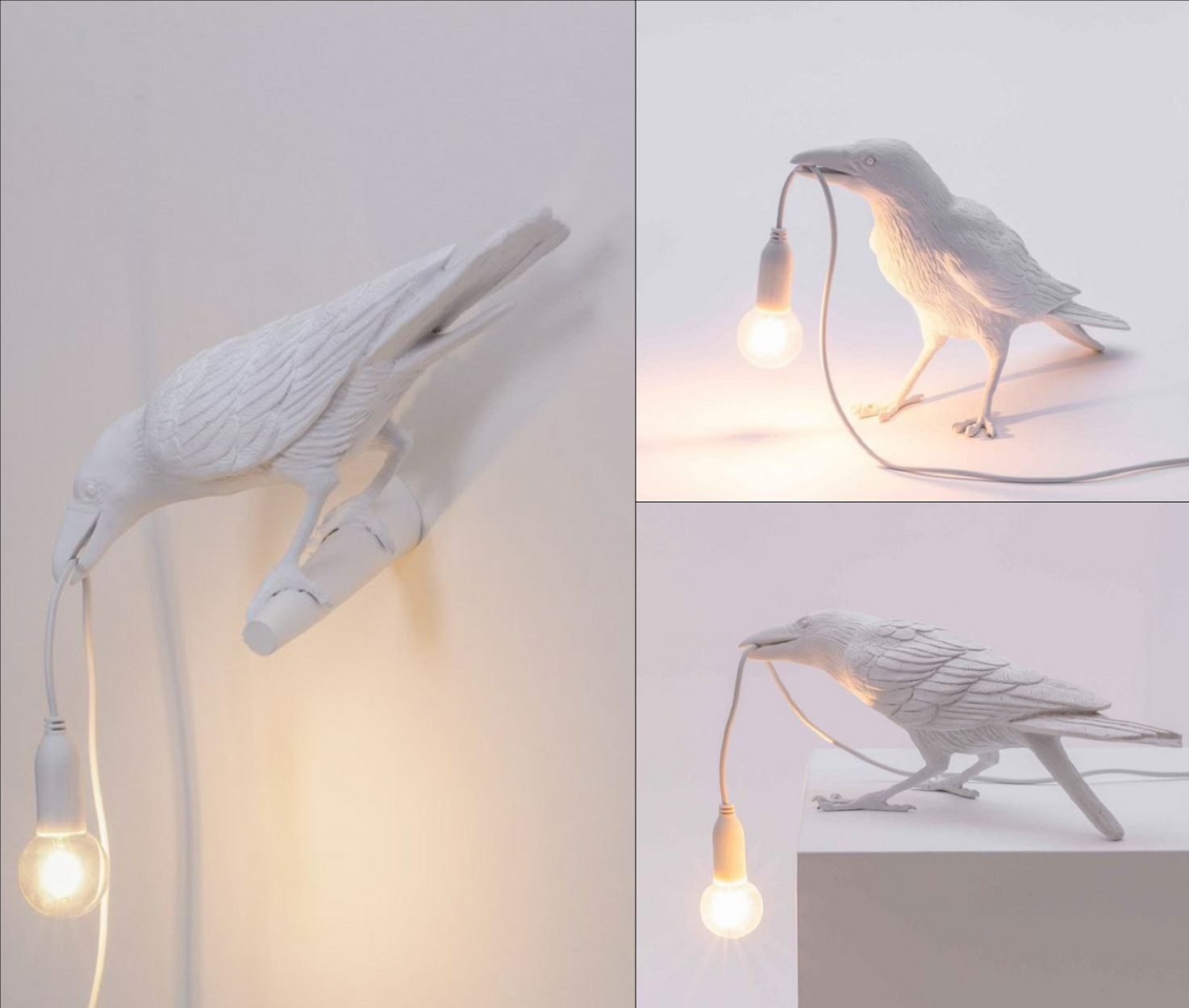 Lampe corbeau 3D
