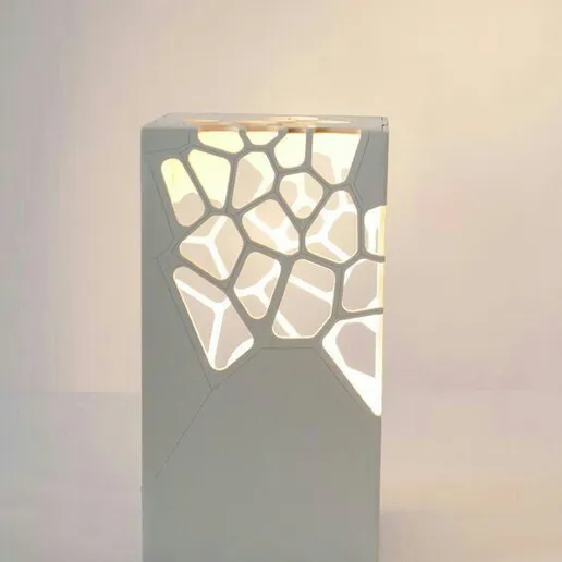 Lampe design alvéolée